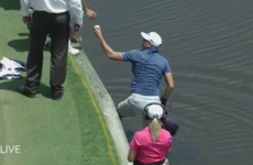 Dustin Johnson's brother jumps into water hazard to save two-shot penalty