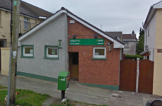 Manhunt underway after man tries to rob post office armed with a knife