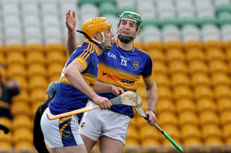 Tipperary forwards Noel McGrath (13) and Seamus Callanan are central to Tipperary's summer hopes. 