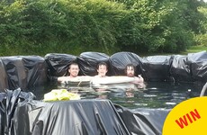 These Meath lads came up with the best way to cool off in the heatwave