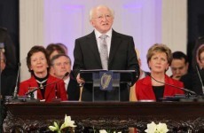 President Higgins to have a quiet first day