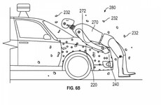 Google patents sticky car bonnets so pedestrians attach to it when hit