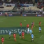 Owen Franks got lost under a Garryowen and was punished with howls of laughter
