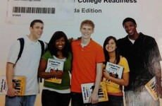 The cover of this maths book is wrecking everyone's head