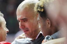 Guardiola reduced to tears as Bayern give him the perfect send-off with win over Dortmund