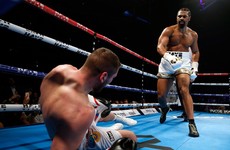 David Haye's comeback continues with second-round KO in London