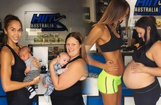 These two women posed with their babies for a follow-up to their viral pregnancy photo