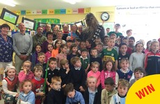 Chewbacca visited this primary school in Kerry straight from the set of Star Wars
