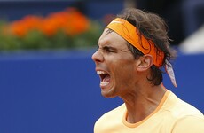 Rafa Nadal hit an outrageous between-the-legs winner at the French Open