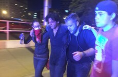 Anti-Trump protesters hurl rocks and bottles outside rally