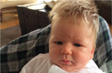 This baby is the absolute spit of Gordon Ramsay