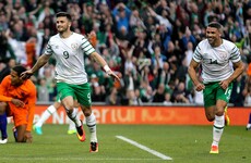 Long's opportunist goal cancelled out by late equaliser as the Dutch earn a draw