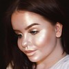 This beauty blogger made up her whole face with highlighter, and it looks INSANE