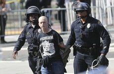 35 people arrested at Trump rally in California