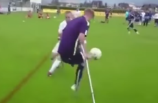 Man City amputee footballer scores spectacular solo goal after leaving his marker for dead