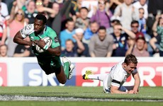 Niyi Adeolokun's sensational try one of the highlights of Connacht's memorable Pro12 win