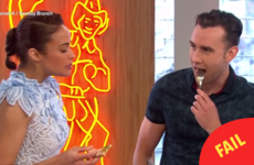 Matthew Lewis ate a pizza with a knife and fork on Sunday Brunch and people are disgusted