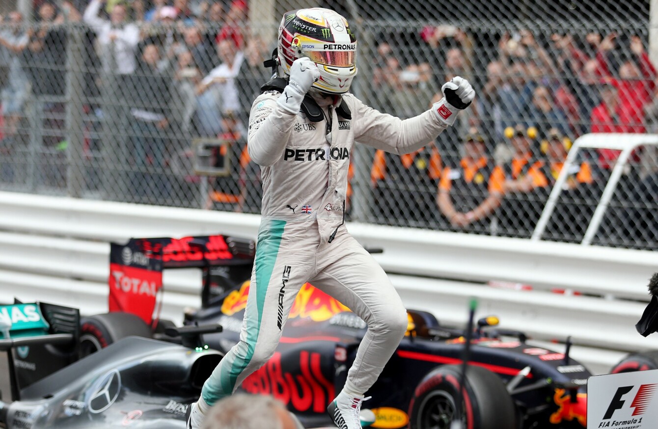 Lewis Hamilton secures first win of the season at the ninth time of