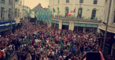 Galway crowds belt out Fields of Athenry to welcome Connacht heroes home