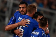 Graziano Pelle's sweet finish was the only goal of Italy's Euro 2016 warm-up against Scotland