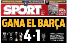 This Barca-loving newspaper are taking Real's Champions League win well