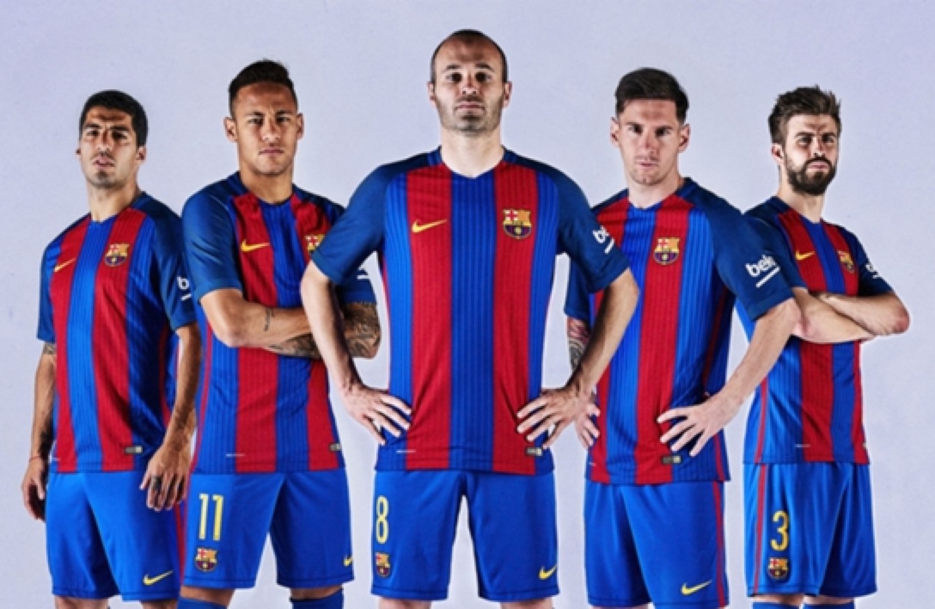 The stripes are back! Barcelona revert to tradition with retro-tasty ...