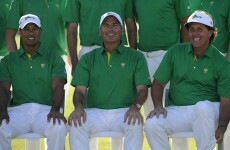 In the swing: Tiger puts himself back in a winning position