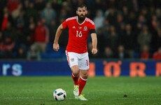 Joe Ledley included in Wales' Euro squad three weeks after fracturing his leg