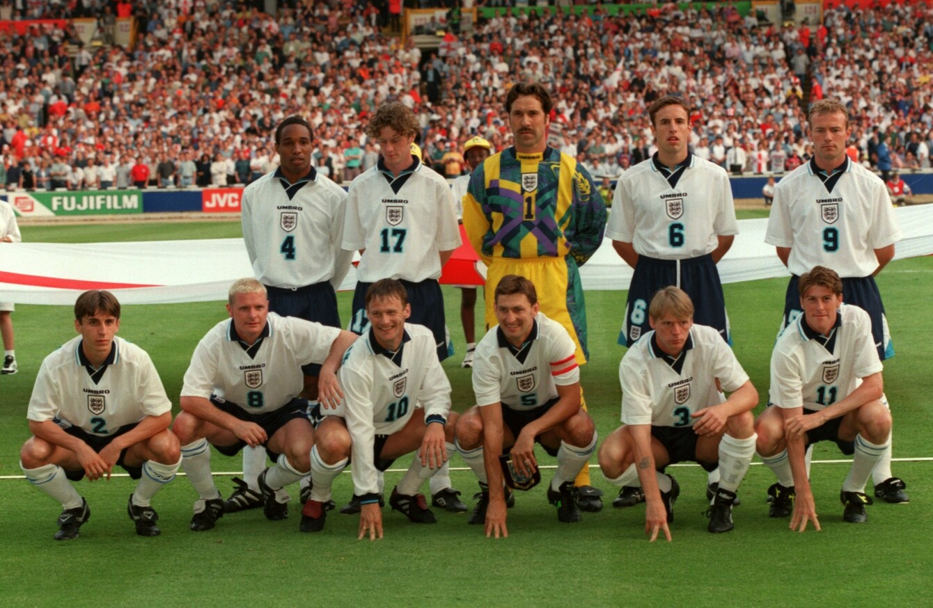 The Retro Euro Teams We Loved England 1996 · The42 