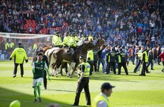Hibs fans banned for life over attacks on Rangers players