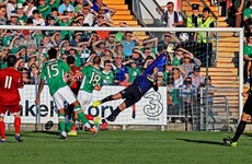 Ireland are trailing at Turner's Cross thanks to this fantastic finish