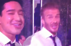 David Beckham was caught dad-dancing at Eva Longoria's wedding... it's the Dredge
