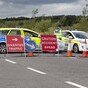 Man killed after van collides with ambulance