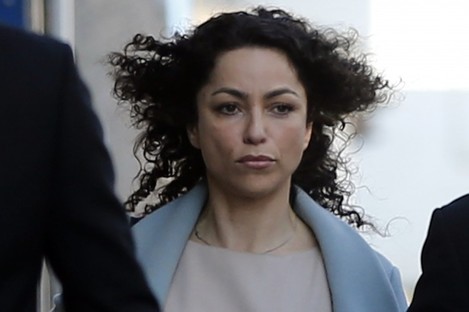 Former Chelsea team doctor Eva Carneiro arrives at the Croydon Employment Tribunal in London today.
