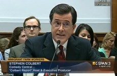 Comedian Stephen Colbert appears before Congress subcommittee