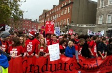 Students march against reintroduction of fees