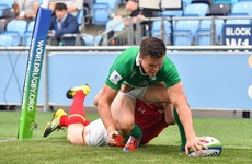 Ireland U20s unleashed a jaw-dropping series of offloads to score today's winning try