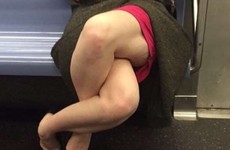 This photo of a woman crossing her legs is freaking everyone out