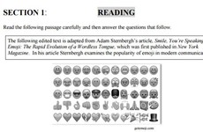 Emojis came up in Junior Cert English Paper 1 yesterday, and teens couldn't cope