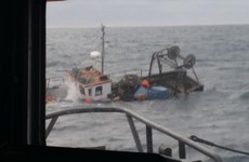 Two fishermen rescued after their boat sinks off the Cork coast