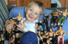 A campaign wants you to give old wrestling toys to a five-year-old boy who has cancer