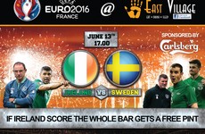 These pubs are offering free pints for the Ireland match on Monday*
