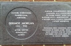 A wonderful plaque honouring Dermot Morgan has been unveiled in Dublin