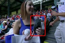 This baseball fan had her iPhone smashed by a monster home run