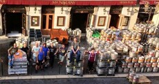 This Irish pub in Nice has seriously stocked up for the Euros crowd