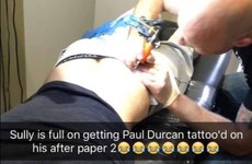 This Leaving Cert student celebrated finishing his English exam with a gas tattoo