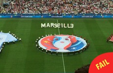 This guy at the Euros match in Marseille yesterday had just ONE job
