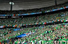 Irish fans remember Northern Ireland supporter who fell to his death with touching tribute after 24 minutes