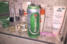Having a shower beer before a night out is an essential pre-drinking experience