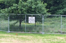 This warning sign on the fence of Body & Soul in Westmeath is absolutely gas